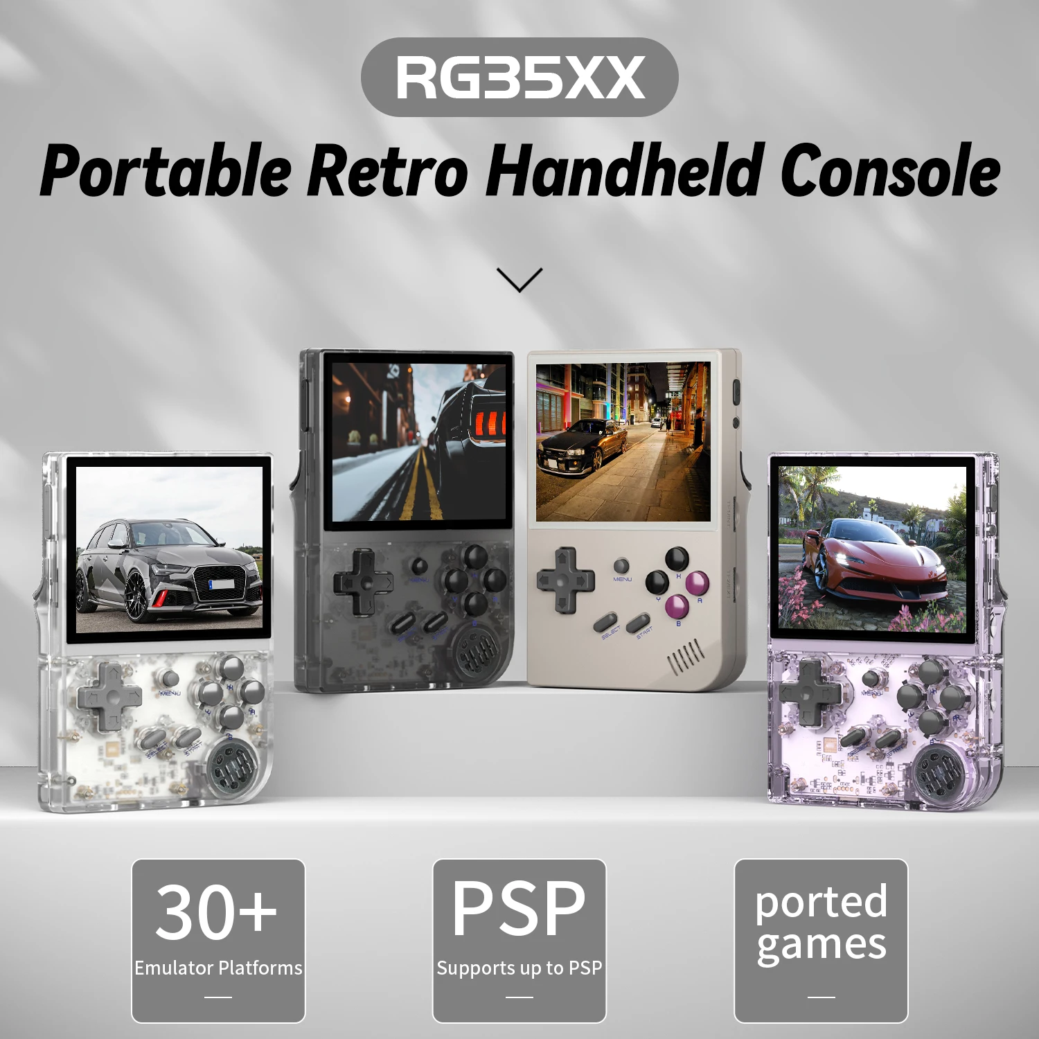 RG35XX Handheld Game Console L - огляд і ціна Retro Gaming Kiosk